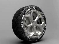 realistic tire wheel 15