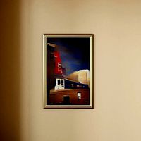 Framed Painting Hopper Style 2
