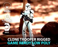 clone trooper rigged
