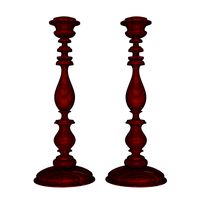 wood candlestick