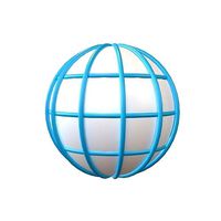 Globe with Meridians v1 001