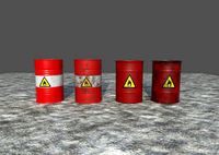 metal barrel