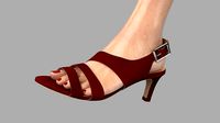 High heel shoes