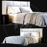 Rh Mdena Rectangular Bed No2