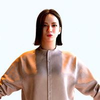 Asian Casual Woman in A-pose 3 - C1-F3F A