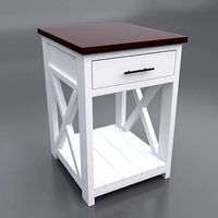 White end table