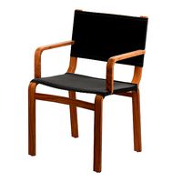 Bentwood Oak And Canvas Dining Chair