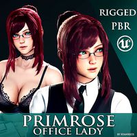 Primrose Office Lady - Game Ready