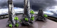Tribal Island beach Resort Sci fi Abode Kit bash 5