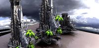 Tribal Island beach Resort Sci fi Abode Kit bash 4