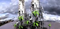 Tribal Island beach Resort Sci fi Abode Kit bash 3