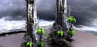 Tribal Island beach Resort Sci fi Abode Kit bash 2
