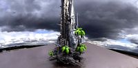 Samoan Island beach Resort Sci fi Abode Kit bash 1