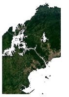 Panama terrain map 3d
