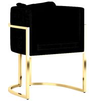 Chloe Glamur black  gold chair