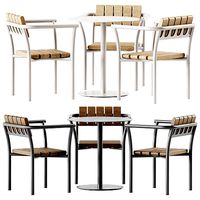 Munch Table and Parc Chair by Vestre