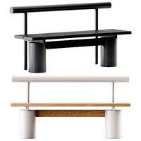 Plinth bench by Vestre