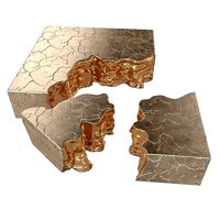 Based Upon fragmented crack coffee table