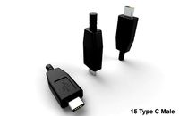 USB M15 Type C Male