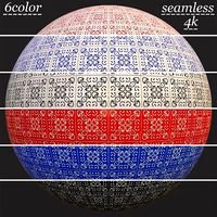 tile - 6color - 4k - seamless - set0