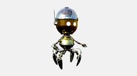 Brain Robot G06 Golden - SciFi Character Design