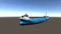 MV Yara Birkeland ship 3d model
