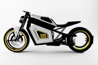 The RMK E2 electrik motorcycle