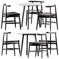 Hay CPH Deux 220 Round Table and Chair Emilia Kuoio by Meridiani