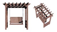 arbor with swing