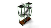 4-storey steel construction