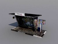 old soviet bus stop 3