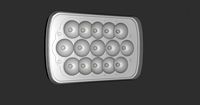 universal square led light
