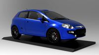 2010 fiat punto evo 3 door 1-18 diecast scale model