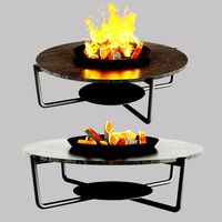 talenti - domino round coffee table in 2 colors