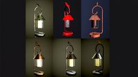 flashlights low poly 6 texture options