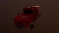 the ministry of emergency situations an abandoned fire truck