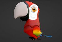 Cartoon Macaw