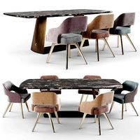 Cantori Teseo Marble Table