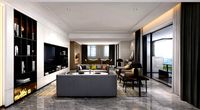 modern living roomv-ray