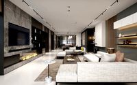 modern living roomv-ray