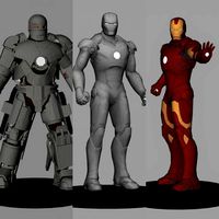 ironman pack x 12 armors low poly