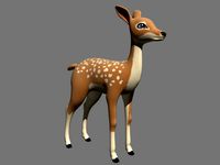 cartoon deer