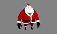 cartoon santa claus