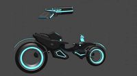 Low poly futuristic duo