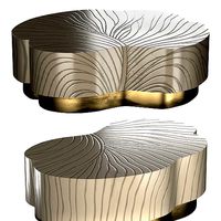 Leaf Design Cocktail Table