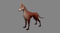 cartoon doberman - hound - police dog