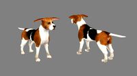 cartoon beagle - dog