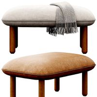 Brick QT Ottoman by Poppin