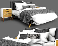 scandinavian bed