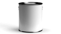 Quart paint can with plastic handle
